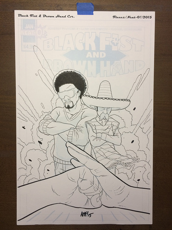 Black Fist & Brown Hand #1 - Cover