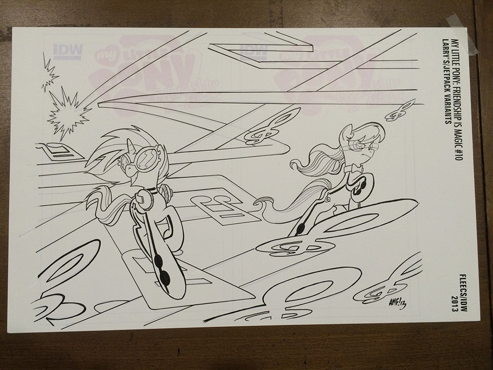 Friendship is Magic #10 - Larrys/Jetpack Exclusive Covers