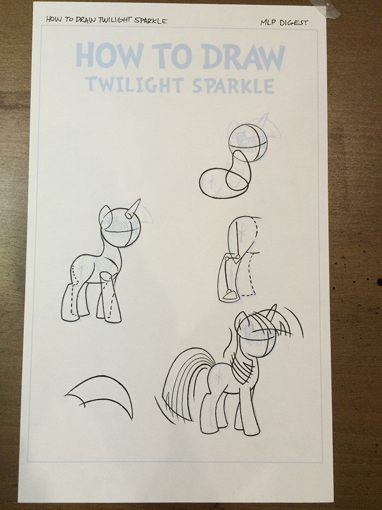 How To Draw A Mlp Step By Step
