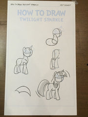 MLP Digest: Learn To Draw Twilight Sparkle - PG 01