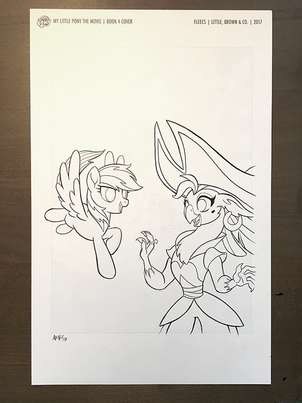 My Little Pony: The Movie Rainbow Dash Rights the Ship - Novel Cover